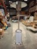 1 X STUDIO MUSHROOM GAS OUTDOOR PATIO HEATER SIZE 210CM H X 77CM W