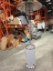 1 X STUDIO MUSHROOM GAS OUTDOOR PATIO HEATER (NOTE - SLIGHT DENT IN THE BOTTOM) SIZE 210CM H X 77CM W