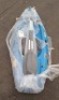 1 X OGUL KAYAK SINGLE SEATER WITH PADDLES IN BLUE