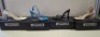 20 X BRAND NEW PAIRS OF ASSORTED MISSGUIDED WOMENS SHOES CONTAINING BARELY THERE LOW HEEL SANDALS IN WHITE , STRAPPY RING DETAIL HEELED SANDAL IN BLUE , POINTED TOE LACE UP BARELY THERE SATIN IN BLACK , MID HEEL BLOCK BARELY THERE IN SAND ETC IN MIXED SIZ