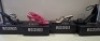 20 X BRAND NEW PAIRS OF ASSORTED MISSGUIDED WOMENS SHOES CONTAINING WIDE FIT HIGH HEEL BLOCK BARELY THERE IN BLACK , CROCHET TIE UP HEELED SANDAL IN HOT PINK , BASIC BARELY THERE IN BLACK , SQUARE TOE STRAPPY TIE UP MID HEELS IN CHOCOLATE IN MIXED SIZES 5
