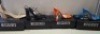 20 X BRAND NEW PAIRS OF ASSORTED MISSGUIDED WOMENS SHOES CONTAINING BASIC BARELY THERE IN BLACK , SQUARE TOE TIE UP HEELED SANDALS IN ORANGE , STRAPPY RING DETAIL HEELED SANDAL IN BLUE , MID HEEL BLOCK BARELY THERE IN SAND ETC IN MIXED SIZES 6 AND 8 (NO