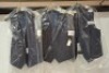 27 X BRAND NEW MIXED ALEXANDER AND RICHARD WAISTCOATS IN BLUE /NAVY BLUE IN SIZES 40 REG , 36 REG , 44 REG AND 46 REG ETC ON HALF A RACK