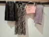 30 X BRAND NEW MIXED WOMENS CLOTHING LOT CONTAINING YARE PANTS IN RED IN SIZE 36 , YARE LONG SKIRT IN BLACK IN SIZE 38 , YARE PANTS IN YELLOW IN SIZE 36 , YARE LONG DRESS IN BLACK AND WHITE IN SIZE 40 ETC IN ONE BOX