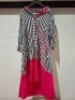 30 X BRAND NEW SEEMORE LONG TOPS IN MIXED COLOURS PINK/BLACK/WHITE AND BLACK/WHITE/RED ALL IN S IN ONE BOX