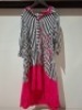 30 X BRAND NEW SEEMORE LONG TOPS IN MIXED COLOURS PINK/BLACK/WHITE AND BLACK/WHITE/RED ALL IN S , L IN ONE BOX
