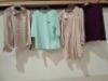 30 X BRAND NEW MIXED WOMENS CLOTHING LOT CONTAINING MODABU TOP IN PURPLE IN SIZE 44 , BOVONA LONG TOP IN SPARKLY PINK IN SIZE 36 , ISRA TOP IN LIGHT BLUE , BONEMA JACKET IN WHITE IN SIZE UK 10 ETC IN ONE BOX