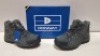 25 X BRAND NEW DONNAY SUEDE SN99 BOOTS IN GREY /BLACK IN MIXED SIZES 14 IN SIZE 9 AND 11 IN SIZE 9.5 - (PLEASE NOTE - WE HAVE IDENTIFIED SOME MINOR MANUFACTURING IMPERFECTIONS ON EXAMINATION SEE SUPPLEMENT IMAGE AND BID ACCORDINGLY )
