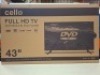 1 X BOXED CELLO 43 INCH FULL HD TV WITH BUILT IN DVD PLAYER - SNCB502400503 (PLEASE NOTE REFURBISHED GRADE A)