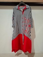 30 X BRAND NEW SEEMORE LONGTOP/DRESS IN MIXED COLOURS PINK/WHITE AND BLACK BLUE/WHITE AND BLACK , RED/WHITE AND BLACK YELLOW/WHITE AND BLACK ALL IN SIZE SMALL ETC IN ONE BOX