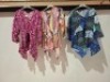 30 X BRAND NEW MIXED ACTUEL WOMENS SHORT DRESS LOT CONTAINING VARIOUS FLORAL DRESSES IN MIXED COLOURS ALL IN SIZE MEDIUM ETC IN ONE BOX