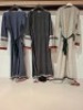 30 X BRAND NEW HEYS COLLECTION LONG DRESS LOT IN VARIOUS COLOURS IE HEYS PINK AND WHITE , WHITE AND NAVY , PURPLE AND WHITE IN SIZES EU 48 , EU 44 , EU 46 ETC ALL IN ONE BOX