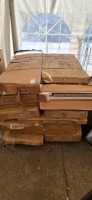 10 X PIECE MIXED FLAT PACK FURNITURE LOT TO INCLUDE CARELTON COMBI UNIT - LANCASTER SLIDING WARDROBE - 4 DOOR 2 DRAWER WARDROBE - CARELTON SINGLE BED ETC (PLEASE NOTE CUSTOMER RETURNS SOME MAY ONLY BE PART BOXES)