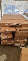 10 X PIECE MIXED FLAT PACK FURNITURE LOT TO INCLUDE LANCASTER 4PC BEDROOM SET IN GREY - HOMELIFE STORAGE UNIT - HOMELIFE OVERBED STORAGE UNIT ETC (PLEASE NOTE CUSTOMER RETURNS SOME MAY ONLY BE PART BOXES)