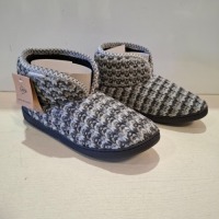 28 X BRAND NEW DUNLOP SLIPPER BOOTS IN GREY/NAVY ALL IN SIZE 8