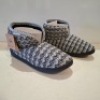 28 X BRAND NEW DUNLOP SLIPPER BOOTS IN GREY/NAVY ALL IN SIZE 8