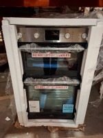 1 X BELLING STAINLESS STEEL ELECTRIC DOUBLE OVEN - MODEL B1903MFC - VOLTAGE 220 - 240V - 50HZ - 60HZ WEIGHT 54.62 KG