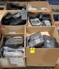 100+ MIXED OFFICE EQUIPMENT LOT CONTAINING PANASONIC KX-PT7633 PHONE , POLYCOM SOUNDSOLUTION VTX 1000 , CISCO IP CONFERENCE STATION , POLYCOM VOICE STATION 300 WITH VARIOUS CABLES ETC IN 12 BOXES - 2