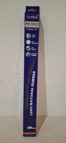 50 X BRAND NEW AXEBLINK PUSH BUTTOM WIPERS (CODE MZ - 0043) IN SIZE 375MM - 15 INCH IN ONE BOX