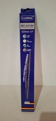 50 X BRAND NEW AXEBLINK PUSH BUTTOM WIPERS (CODE MZ - 2419H) IN SIZE 325MM - 13 INCH IN ONE BOX