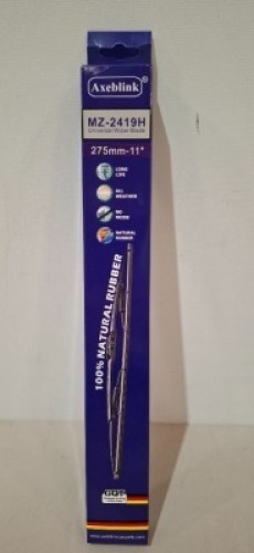50 X BRAND NEW AXEBLINK PUSH BUTTOM WIPERS (CODE MZ - 2419H) IN SIZE 275MM - 11 INCH IN ONE BOX