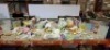 LARGE AMOUNT OF BRAND NEW KIDS EASTER THEMED LOT CONTAINING EASTER STICK COLOURING CHARACTERS , CRAFT PLATTER 835 PIECE SET , TEN LITTLE CHICKS BOOK , BUNNY BUBBLE WANDS , EASTER BEAKER WITH STRAW ETC ON A FULL BAY