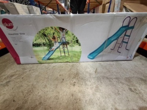1 X PLUM HAMMER SLIDE IN BLUE FOR 3YRS + IN ONE BOX (PLEASE NOTE - CUSTOMER RETURNS)