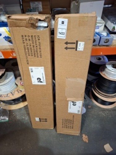 2 X SINGLE HL METAL BED FRAMES IN TWO BOXES (PLEASE NOTE - CUSTOMER RETURNS)