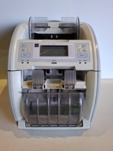 1 X GLORY GFS120 BANK NOTE COUNTER/SORTER