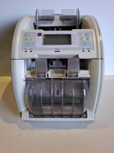 1 X GLORY GFS120 BANK NOTE COUNTER/SORTER