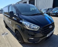BLACK FORD TRANSIT CUSTOM 280 TREND DIESEL PANEL VAN 1995CC FIRST REGISTERED 29/9/2018 REG: YP68HEU MILEAGE: 111,974 1 KEY WITH V5 MOT UNTIL 28/9/2025