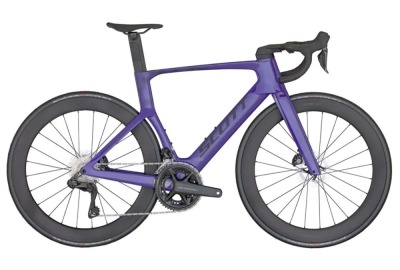 SCOTT FOIL RC 10 PURPLE (EU) BIKE - FACTORY WRAPPED IN ORIGINAL BOX MODEL: 293187 SIZE: M-54 ORIG RRP £6499 FOIL DISC HMX CARBON FRAME FOIL DISC HMX FORK SHIMANO ULTEGRA DI2 24 SPEED SYNCROS CAPITAL 1.0 AERO 60 SCHWALBE PRO ONE AERO TL-TYRES SEE ALL IMAGE