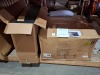 1 X STUDIO SEVILLE CORNER RATTAN UP AND DOWN SOFA SET LOT CONTAINING SOFA SIZE 192 X 192 X 79CM AND STOOLS IN SIZE 40 X 80 X 42 CM AND TABLE IN SIZE 100 X100 X50/70CM IN BLACK / GREY IN TWO BOXES (NOTE CUSTOMER RETURNS ) - 3
