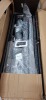 1 X STUDIO KAUAI CORNER SET RATTAN CHAISE IN BLACK / GREY LOT CONTAINING LOVE SEAT IN SIZE W 123 X D 64 X H 67 AND CHAISE IN SIZE W 64 X D 123 X H 67 AND TABLE IN SIZE 45 X D 45 X H34 CM IN ONE BOX (NOTE DAMAGED BOX / CUSTOMER RETURNS) - 2