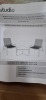 1 X STUDIO BARECELONA 3 PIECE ROPE BISTRO SET IN TERRACOTA/ PINK LOT CONTAINING TABLE IN SIZE W 60 X D 60 X H 40 CM AND TWO CHAIRS IN SIZE W 58 X D 67 X H 74 IN ONE BOX (NOTE CUSTOMER RETURNS ) - 2