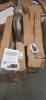 2 X STUDIO FIJI RATTAN TETE-A - TETE LOVE SEAT IN GREY IN SIZE W 142 X D 62 X H 88CM IN TWO BOXES (NOTE CUSTOMER RETURNS ) - 2