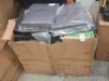1 X CULCITA MALIBU LOUNGE SET IN BLACK CONTAINING 2 SEATER CHAIR AND 2 SINGLE CHAIRS AND ONE TABLE IN ONE LARGE BOX (NOTE DAMAGED BOX / CUSTOMER RETURNS ) - 2