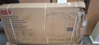 1 X KETER OUTDOOR GAREN STORAGE SHED IN GREY SIZE 6 X 5 IN ONE BOX (NOTE DAMAGED BOX / CUSTOMER RETURNS IN UNKNOWN CONDITION )