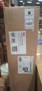1 X KETER STORE - IT - OUT MIDI 880L GARDEN STORAGE BOX IN BEIGE/BROWN IN ONE BOX (NOTE DAMAGED BOX / CUSTOMER RETURNS IN UNKNOWN CONDITION )