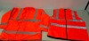 14 X BRAND NEW MIXED HI VIS COATS LOT TO INCLUDE - CREATE AND DESTROY ORANGE HI VIS BOMBER JACKETS - CREATE AND DESTROY ORANGE HI VIS REVERSIBLE GILLETS - ST ORANGE HI VIS BOMBER JACKET - STEP AHEAD ORANGE HI VIS BOMBER JACKETS ALL IN VARIOUS SIZES