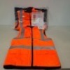 15 X BRAND NEW MIXED HI VIS COATS LOT TO INCLUDE - CREATE AND DESTROY YELLOW HI VIS REVERSIBLE GILLETS - CREATE AND DESTROY ORANGE HI VIS REVERSIBLE GILLETS - CREATE AND DESTROY YELLOW HI VIS BOMBER JACKET IN VARIOUS SIZES