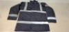 20 X BRAND NEW MIXED HI VIS COATS LOT TO INCLUDE - HI LIGHT BLACK HI VIS BOMBER JACKETS - ST NAVY HI VIS BOMBER JACKETS ALL IN VARIOUS SIZES IN 2 TRAYS