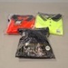 100 + BRAND NEW MIXED HEALTH AND SAFETY LOT CONTAINING ARCTIC STORM WATERPROOF JACKET IN NAVY AND CAMO IN SIZES M, XL, XXL, WATERPROOF OVER TROUSERS IN NAVY IN SIZE XXL, AVIATOR MENS DOUBLE TONE LONG SLEVE POLO IN COLOURS ORANGE/NAVY AND YELLOW/NAVY IN SI