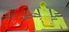 70 X BRAND NEW MIXED HEALTH AND SAFETY CLOTHING LOT INCLUDING, CREATE AND DESTROY HI-VIS PULLOVER HOODIE IN ORANGE IN SIZES M, L, XL, 2XL , AVIATOR LONDON SINGLE TONE TROUSER IN ORANGE AND YELLOW IN SIZES S, M, 2XL, 3XL, CREATE AND DESTROY WORKWEAR SHORT