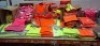 200 + X BRAND NEW MIXED HEALTH AND SAFETY CLOTHING LOT TO INCLUDE GRANDMAS LITTLE HELPER/MUMMYS LITTLE HELPER HI VIS - DICKIES YELLOW HI VIS SWEATSHIRTS - CREATE AND DESTROY ORANGE/YELLOW HI VIS POLO SHIRTS - SEEN ORANGE HI VIS POLO SHIRTS - DICKIES CARGO