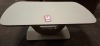 1 X LAZZARO COFFEE TABLE IN LIGHT GREY IN SIZE L 110 X W 65 X H 43