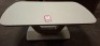 1 X LAZZARO COFFEE TABLE IN LIGHT GREY IN SIZE L 110 X W 65 X H 43