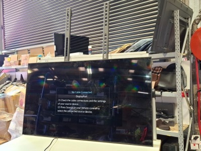 1 X SAMSUNG TV WITH POWER LEAD AND WALL BRACKET MODEL : UE55D - MODEL CODE (LH55UEDPLGC/EN)