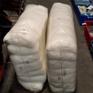 82 X BRAND NEW CUSHION INNERS IN SIZE 16 X 12 IN TWO BAGS