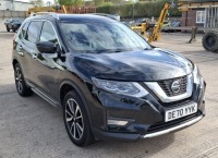 BLACK NISSAN X-TRAIL TEKNA DCI DIESEL ESTATE 1749CC REG: DE70YYK MILEAGE : 46,663 2 KEYS WITH V5 MOT UNTIL 2ND OCTOBER 2025 ALLOYS, LEATHER INTERIOR, SAT NAV, CD PLAYER A/C, ELECTRIC WINDOWS, HEATED FRONT SEATS